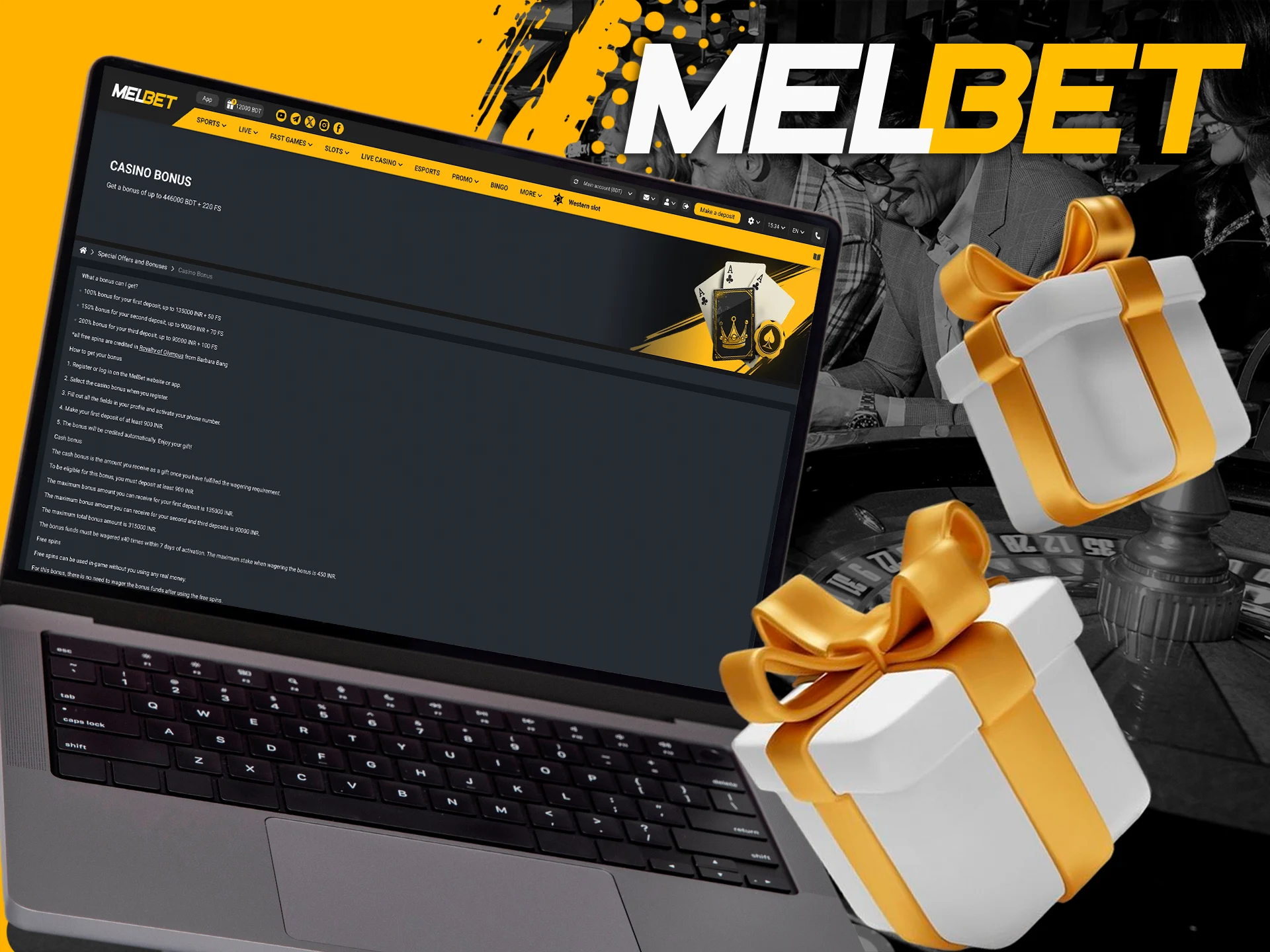 Get a casino bonus from Melbet for your crash game wins.